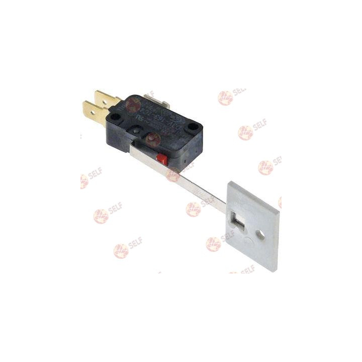 kollu mikro anahtar  250V 16A, erkek faston bağlantısı 6,3 mm, uzunluk 70 mm - 4520508 | Self Endüstriyel Yedek Parça