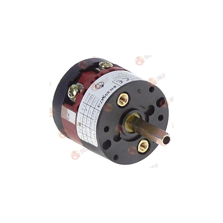 döner anahtar 3 konumlu kam 1-0-2 2 kutuplu tip cs0168351 400V 16A 5x5mm - 4520518 | Self Endüstriyel Yedek Parça