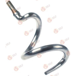 dough hook shaft ø 30mm usable height 435mm - 3800538 | Self Endüstriyel Spare Part