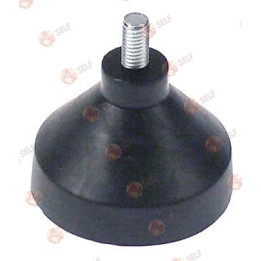 ekipman ayağı dişi M5, diş uzunluğu 10 mm, yüksekliği 27 mm, çapı 36 mm, adet 1 - 9080064 | Self Endüstriyel Yedek Parça