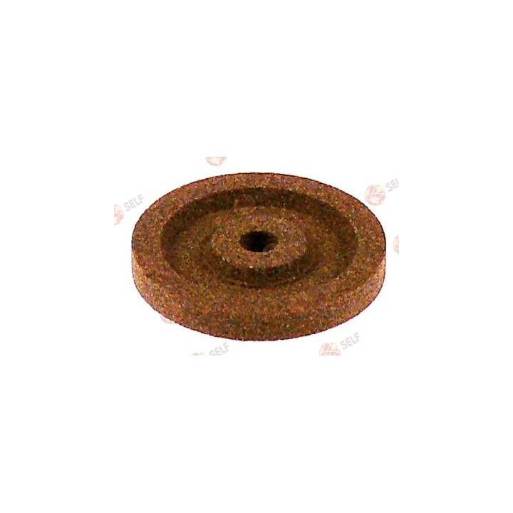 grindstone ø 40mm thickness 8mm bore ø 6mm grained fine with bevel, with hub - 5200010 | Self Endüstriyel Spare Part