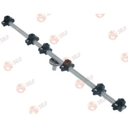 durulama kolu uzunluk 460 mm, 6 adet nozul, montaj çapı 11 mm, montaj konumu üst/alt - 5161107 | Self Endüstriyel Yedek Parça