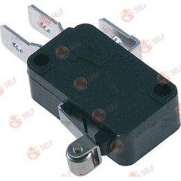 kolu ve anahtarı olan mikro anahtar  250V 16A 1CO bağlantı erkek faston 6,3 mm - 4520783 | Self Endüstriyel Yedek Parça