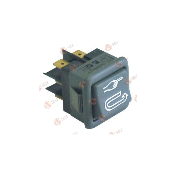 basmalı anahtar montaj ölçüleri 27,8x25 mm siyah 2CO 250 V 16 A otomatik/manuel - 4520821 | Self Endüstriyel Yedek Parça