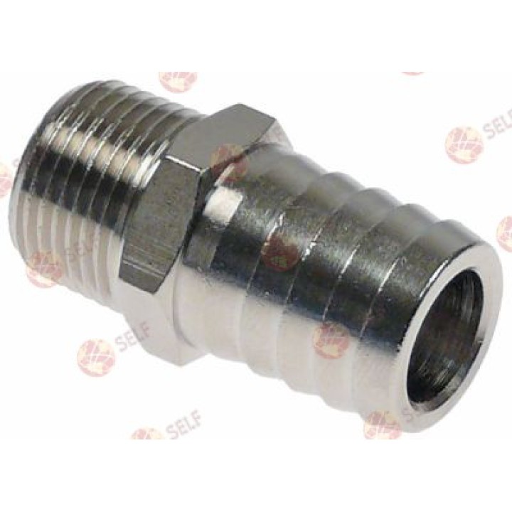 hortum bağlantı parçası nikel kaplı pirinç düz dişli 3/8" hortum çapı 17 mm - 1361702 | Self Endüstriyel Yedek Parça