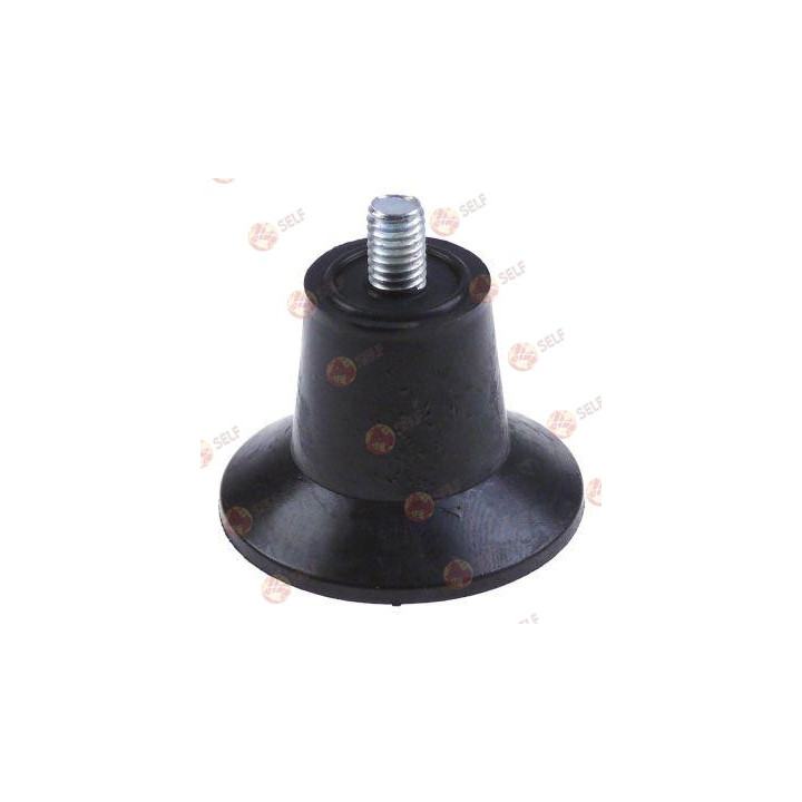 ekipman ayağı, M6 dişli, uzunluk 9 mm, yükseklik 27 mm, çap 37 mm, adet: 1 - 9080066 | Self Endüstriyel Yedek Parça
