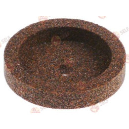 grindstone ø 43mm thickness 12mm bore ø 6mm grained coarse with bevel, with hub - 5200017 | Self Endüstriyel Spare Part