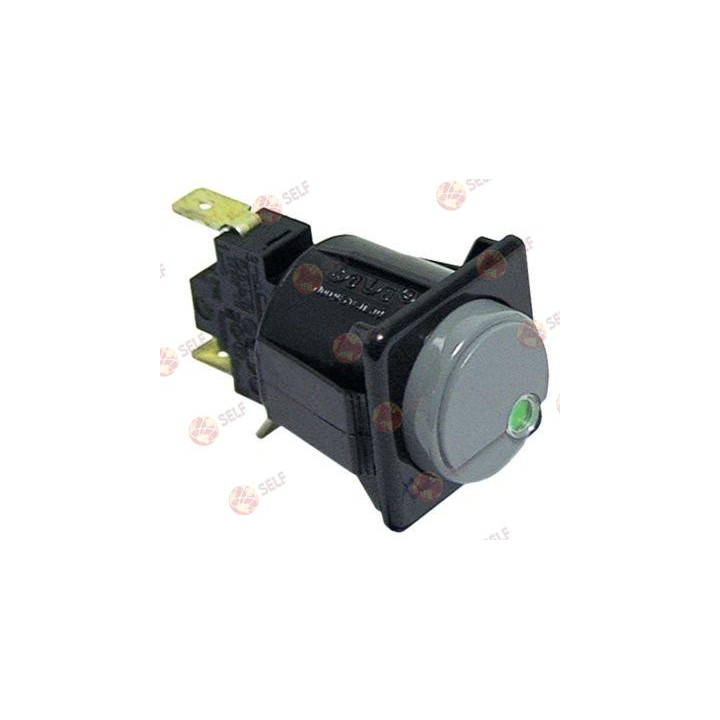 basmalı anahtar montaj ölçüleri 28,5x28,5 mm kırmızı/yeşil 1CO 250 V 16 A - 4520881 | Self Endüstriyel Yedek Parça
