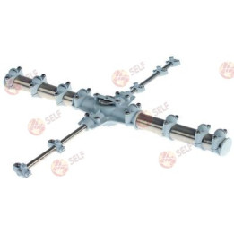 yıkama ve durulama kolu yıkama kolu U 480 mm durulama kolu U 480 mm sol püskürtücüler 8 sağ püskürtücüler 6 - 5161176 | Self End