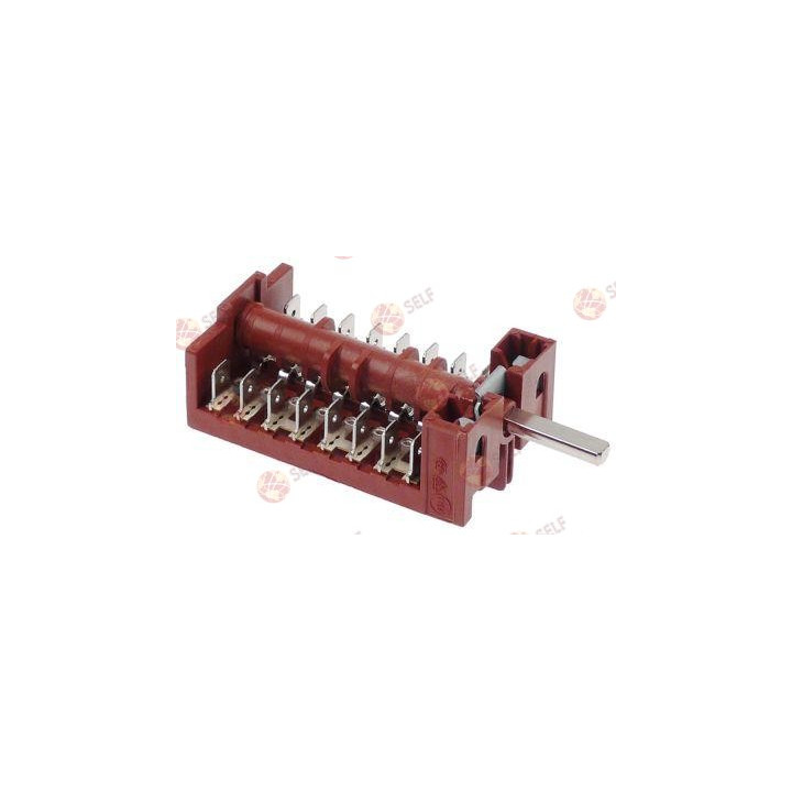 çalışma anahtarı 4 çalışma konumu 8NO sıra 0-1-2-3 16A mil ø 6x4,6 mm mil L 23 mm - 4520953 | Self Endüstriyel Yedek Parça