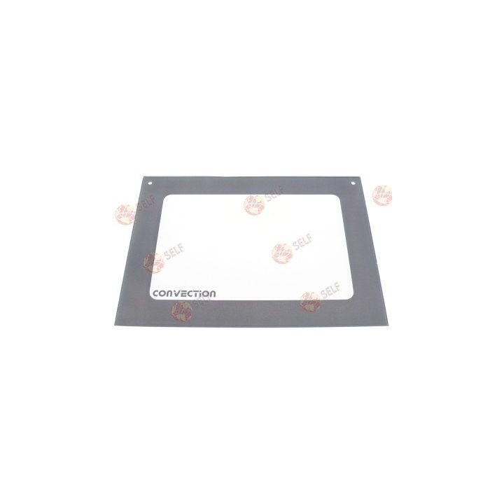 fırın kapısı için cam panel, uzunluk 577 mm, genişlik 435 mm, kalınlık 4,5 mm - 4000365 | Self Endüstriyel Yedek Parça
