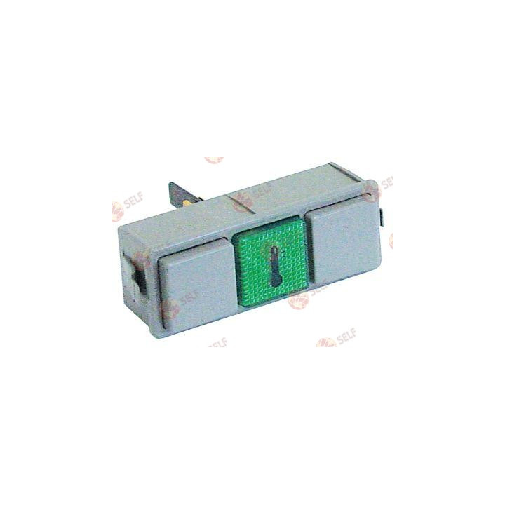 gösterge lambası montaj ölçüleri 28,5x77,5 mm 230 V yeşil bağlantı erkek faston 6,3 mm - 3640021 | Self Endüstriyel Yedek Parça