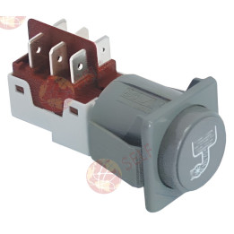 momentary push switch mounting measurements 28.5x28.5mm grey 2CO 250V - 4521194 | Self Endüstriyel Spare Part