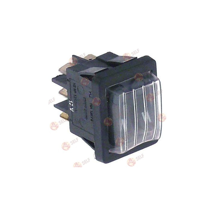 basmalı anahtar montaj ölçüleri 30x22 mm yeşil 1NO/NO 12V 6A ışıklı I, II - 4521325 | Self Endüstriyel Yedek Parça