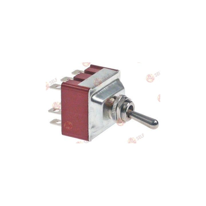 basmalı anahtar 250V 15A 3co erkek 6,3 mm m12x0,75 açık-kapalı-açık, nötr konumlu - 4521445 | Self Endüstriyel Yedek Parça