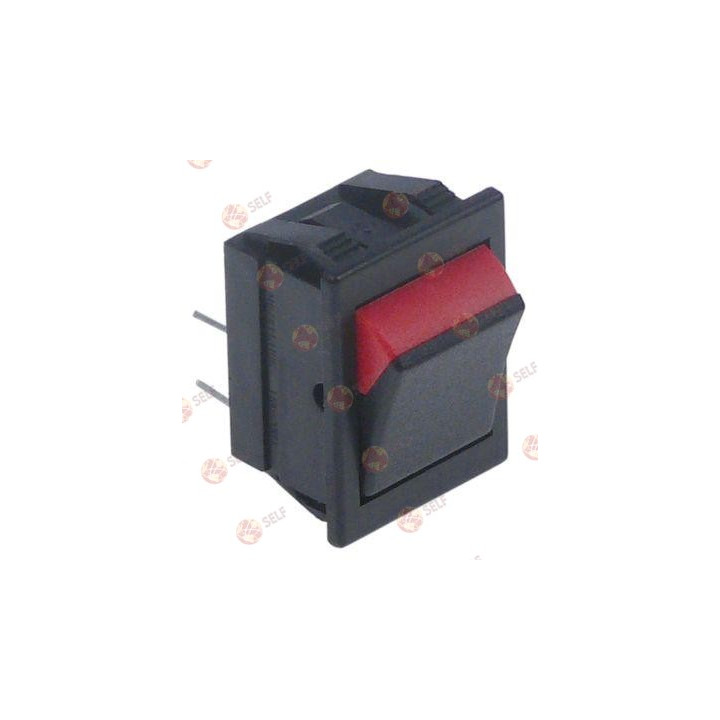 salıncak anahtarı montaj ölçüleri 30x22 mm kırmızı/siyah 2NO 230 V 16 A - 4521482 | Self Endüstriyel Yedek Parça