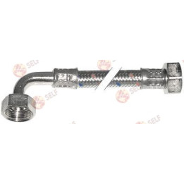 esnek hortum paslanmaz çelik örgülü düz-kavisli DN12 bağlantı 1: 3/4" bağlantı 2: 3/4" L 2500 mm - 1361644 | Self Endüstriyel Ye