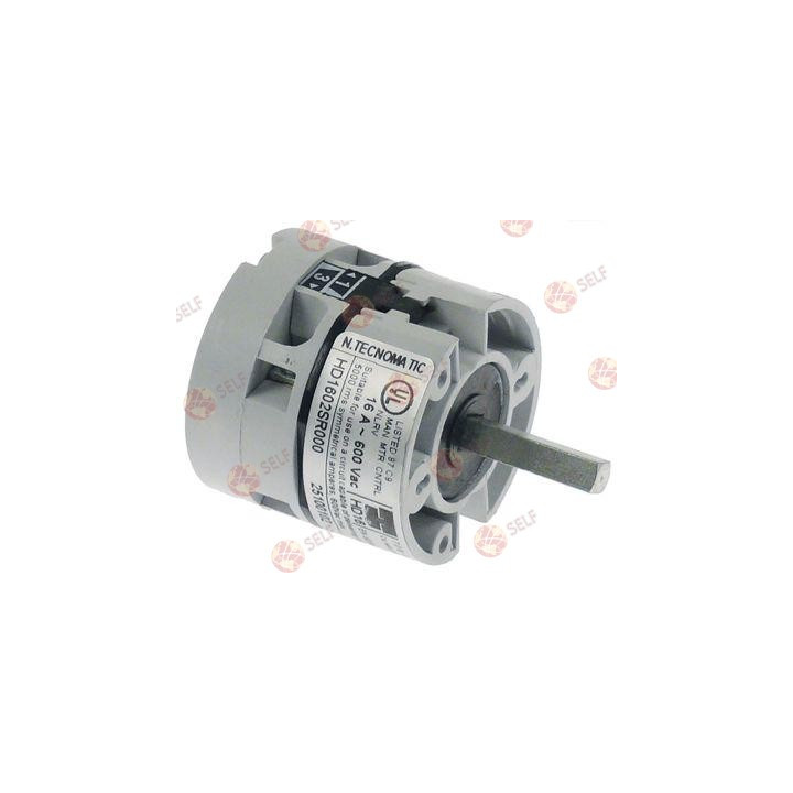 döner anahtar 2 0-1 kontak seti 2 tip HD1602R000 600V 16A mil ø 5x5 mm - 4521576 | Self Endüstriyel Yedek Parça