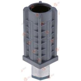 أنبوب قاعدة المعدات من النوع 40x40، السماكة 1 مم، الارتفاع 31-100 مم، من البلاستيك/الفولاذ المقاوم للصدأ، الكمية 1 قطعة - 136291