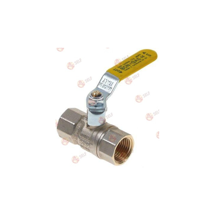 düz kollu küresel vana giriş 1/2" IT çıkış 1/2" IT DN15 L 61 mm onay DVGW - 3620049 | Self Endüstriyel Yedek Parça