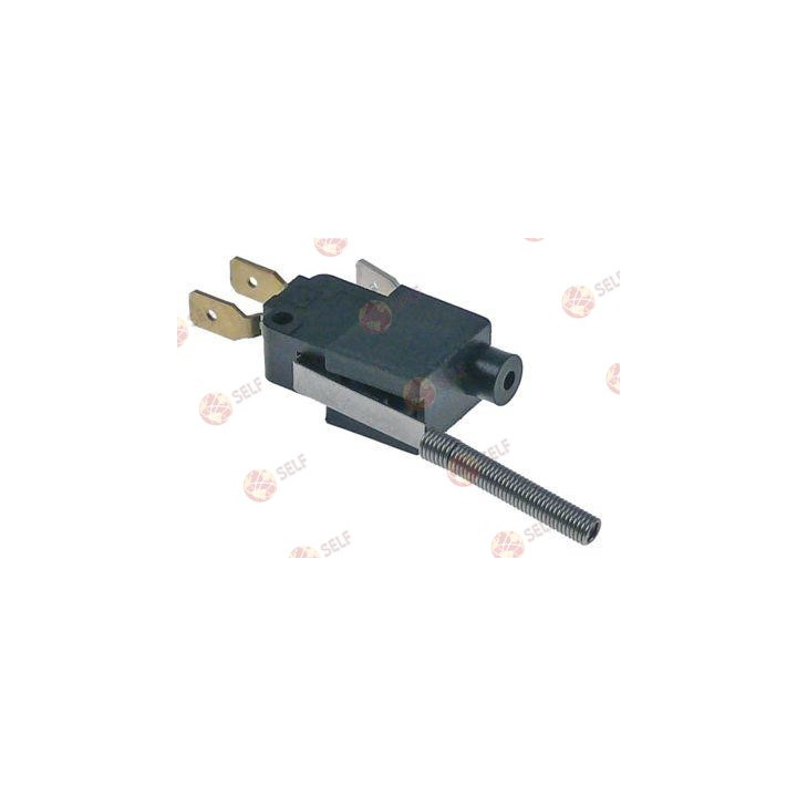 kollu mikro anahtar 250V 16A 1CO erkek faston bağlantı 6,3mm L 59,5mm - 4521619 | Self Endüstriyel Yedek Parça