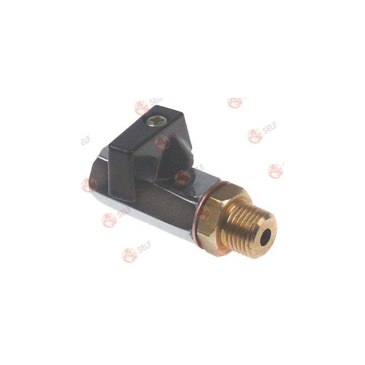 küresel vana bağlantı 1/4" IT - 1/4" ET toplam uzunluk 42 mm pirinç - 3620057 | Self Endüstriyel Yedek Parça
