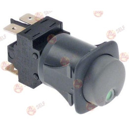 basmalı anahtar montaj ölçüleri 28,5x28,5 mm gri 2NO 250V 16A göstergeli - 4521643 | Self Endüstriyel Yedek Parça
