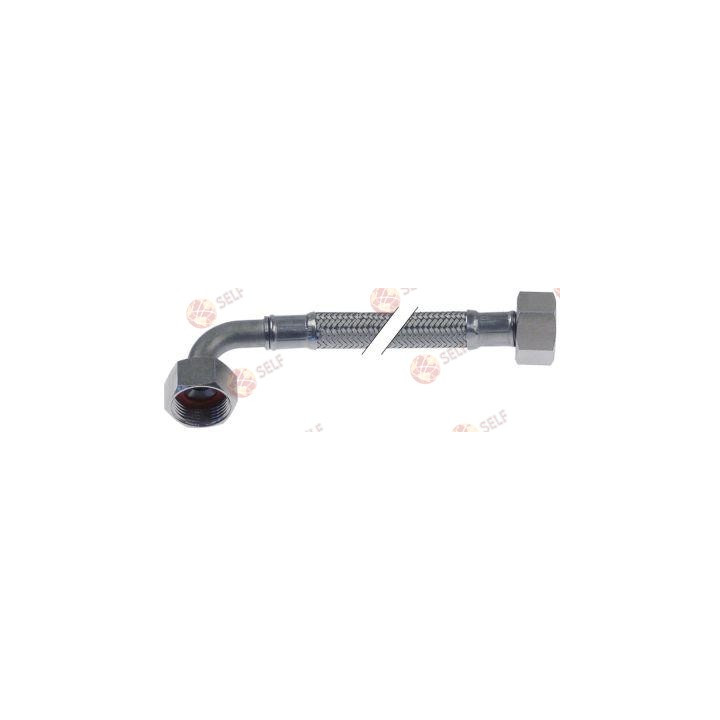 esnek hortum paslanmaz çelik örgülü düz-kavisli DN12 bağlantı 1: 3/4" bağlantı 2: 3/4" uzunluk 2000 mm - 1361772 | Self Endüstri