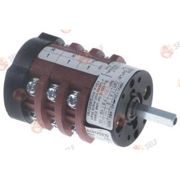 döner anahtar 3 0-1-2 kontak seti 6 tip CS017GZ32 400V 20A mil ø 5x5 mm mil uzunluğu 23 mm - 4521728 | Self Endüstriyel Yedek Pa