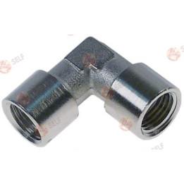 angle piece thread 1/4" IT - 1/4" IT nickel-plated brass - 1361823 | Self Endüstriyel Spare Part