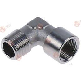 elbow 3/8" - 3/8" nickel plated brass - 1361828 | Self Endüstriyel Spare Part