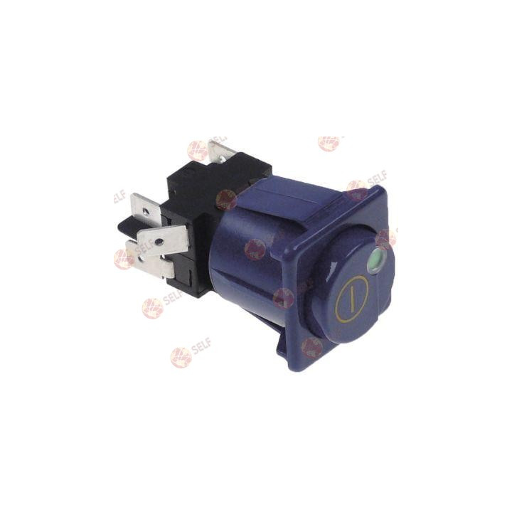 anlık basmalı düğme montaj boyutları 28,5x28,5 mm, 250 V, 16 A - 2140747 | Self Endüstriyel Yedek Parça