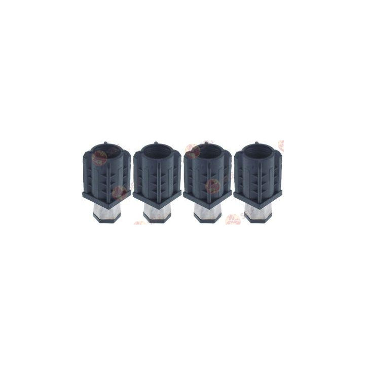 ekipman ayak borusu tipi 40x40, kalınlık 1-1,2 mm, yükseklik 23-62 mm, plastik/paslanmaz çelik, adet 4 - 1362930 | Self Endüstri