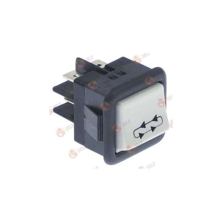 anlık basmalı anahtar montaj ölçüleri 27,8x25 mm beyaz 2NO 250 V 16 A - 4521894 | Self Endüstriyel Yedek Parça