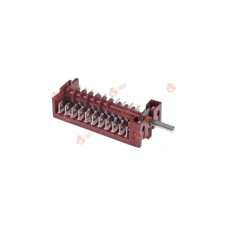 çalıştırma anahtarı 4 çalışma konumu 11NO sıra 0-1-2-3 16A mil ø 6x4,6 mm mil L 23 mm - 4521975 | Self Endüstriyel Yedek Parça