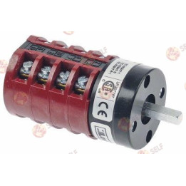döner anahtar kam 6 konumlu i-0-1-2-3-4-5 8 kutuplu tip gn209537u 400V 20A 5x5 mm - 4522023 | Self Endüstriyel Yedek Parça