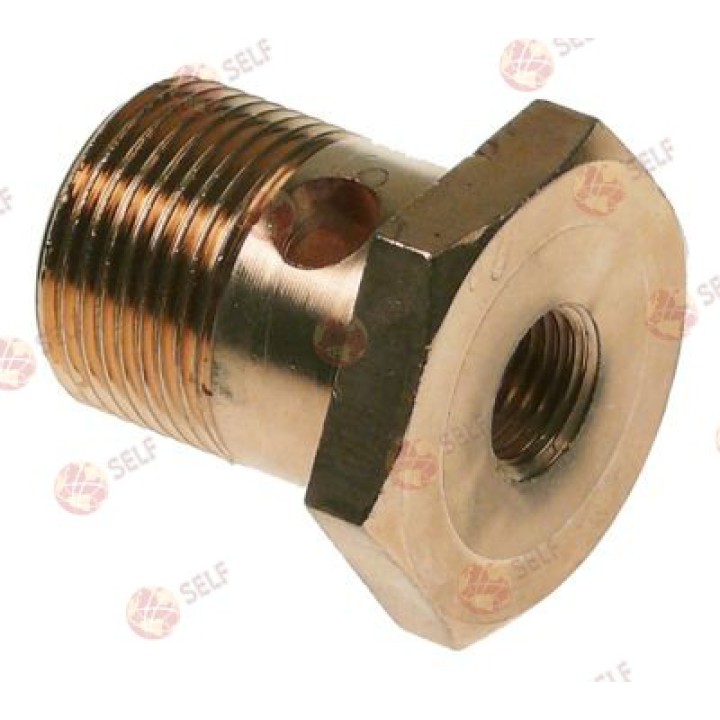 bağlantı parçası ø 26 mm, uzunluk 39 mm, T1: 1/4", T2: 3/4" - 9000147 | Self Endüstriyel Yedek Parça
