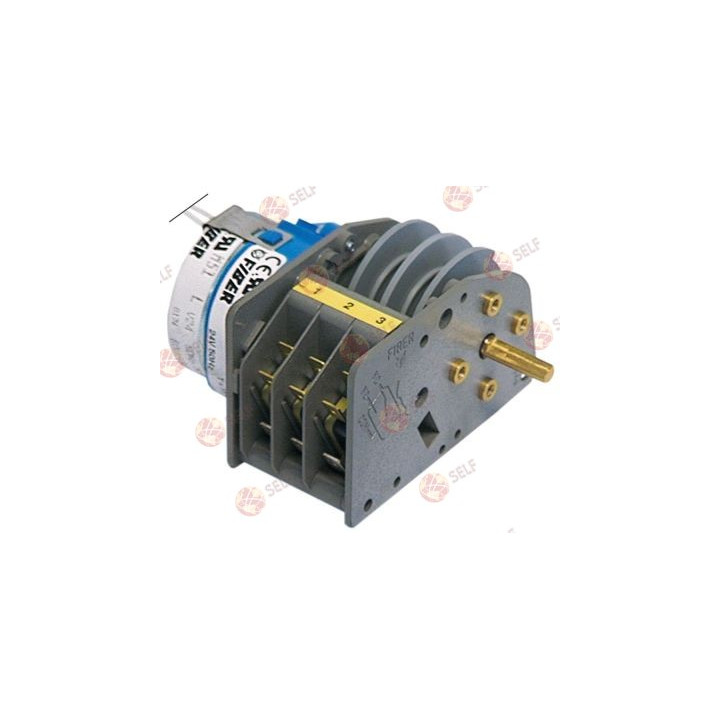 zamanlayıcı FIBER P25 motorlar 1 bölmeli 3 çalışma süresi 60dk 24V mil çapı 6x4,6mm - 416004 | Self Endüstriyel Yedek Parça