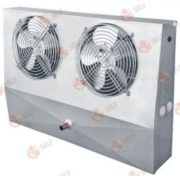 evaporatör 442 m³/h - 2,2 m/s uzunluk 750 mm genişlik 125 mm 80 mm yükseklik 460 mm 3/8" alüminyum - 9320123 | Self Endüstriyel 