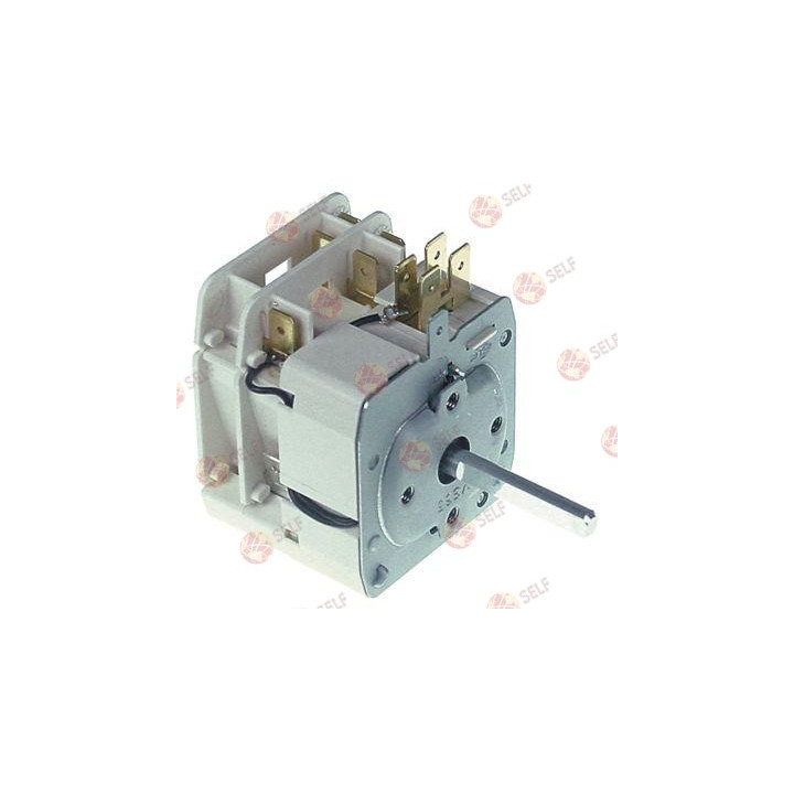 zamanlayıcı MS65 çalışma süresi 60dk 2CO/1NO, 250V 16A darbeli elektrikli mil ø 6x4,6mm - 3800113 | Self Endüstriyel Yedek Parça