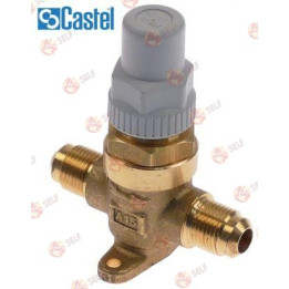 shut-off valve CASTEL type 6410/3 2-way connection 3/8" SAE throughput 1m³/h p max 45bar - 2640463 | Self Endüstriyel Spare Part