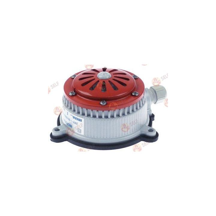 alarm device 24VAC ø 105mm H 63,5mm screw mounting mounting ø 114 95dB - 1040006 | Self Endüstriyel Spare Part