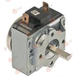 zilli zamanlayıcı M11, 1 kutuplu, çalışma süresi 90dk, darbeli, mekanik, 250V'da 1NO, 16A, mil çapı 6x4,6mm - 3800142 | Self End