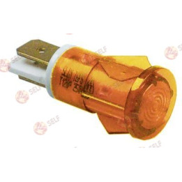 gösterge lambası ø 13 mm sarı 230 V bağlantı erkek faston 6,3 mm sıcaklık direnci 120 °C - 4480013 | Self Endüstriyel Yedek Parç
