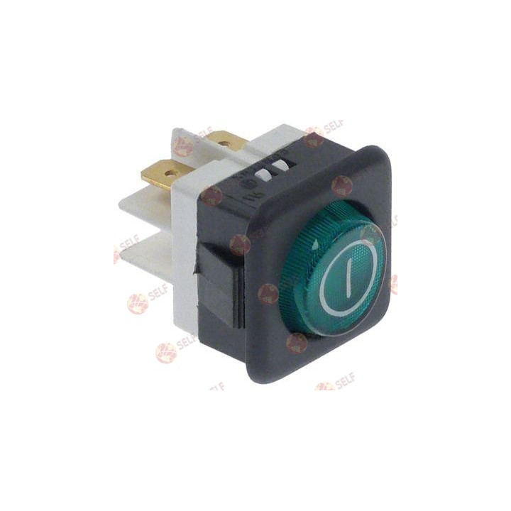 gösterge lambası montaj ölçüleri 27,8x25 mm yeşil 220-250 V bağlantı erkek faston 6,3 mm - 3640220 | Self Endüstriyel Yedek Parç