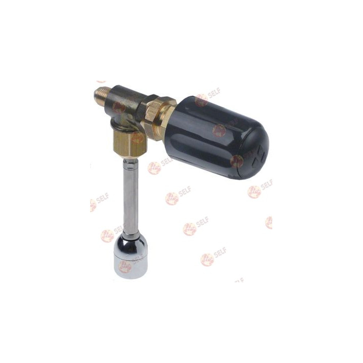 su borusu, tutamaklı, giriş 1/4" pirinç boru, paslanmaz çelik boru uzunluğu 100 mm, boru çapı 10 mm - 5020191 | Self Endüstriyel