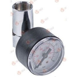 manometer test pressure gauge pressure range 0-16bar ø 40mm - 1260045 | Self Endüstriyel Spare Part