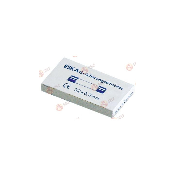 ince sigorta boyutu ø6,3x32 mm 0,8 A yavaş tepkili 250 V Adet 10 adet - 1620232 | Self Endüstriyel Yedek Parça