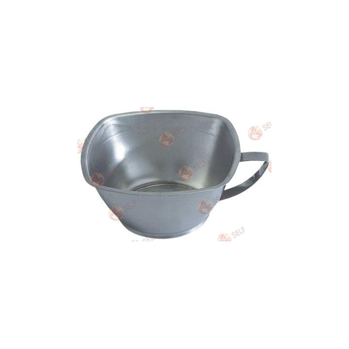 espresso makinesi filtresi için kap genişlik 175 mm derinlik 175 mm yükseklik 95 mm paslanmaz çelik - 2460947 | Self Endüstriyel