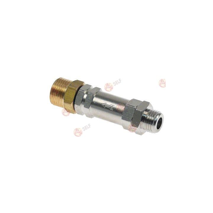 صمام عدم الرجوع مدخل 1/4" مخرج 3/8" طول 31 مم - 2640344 | Self Endüstriyel